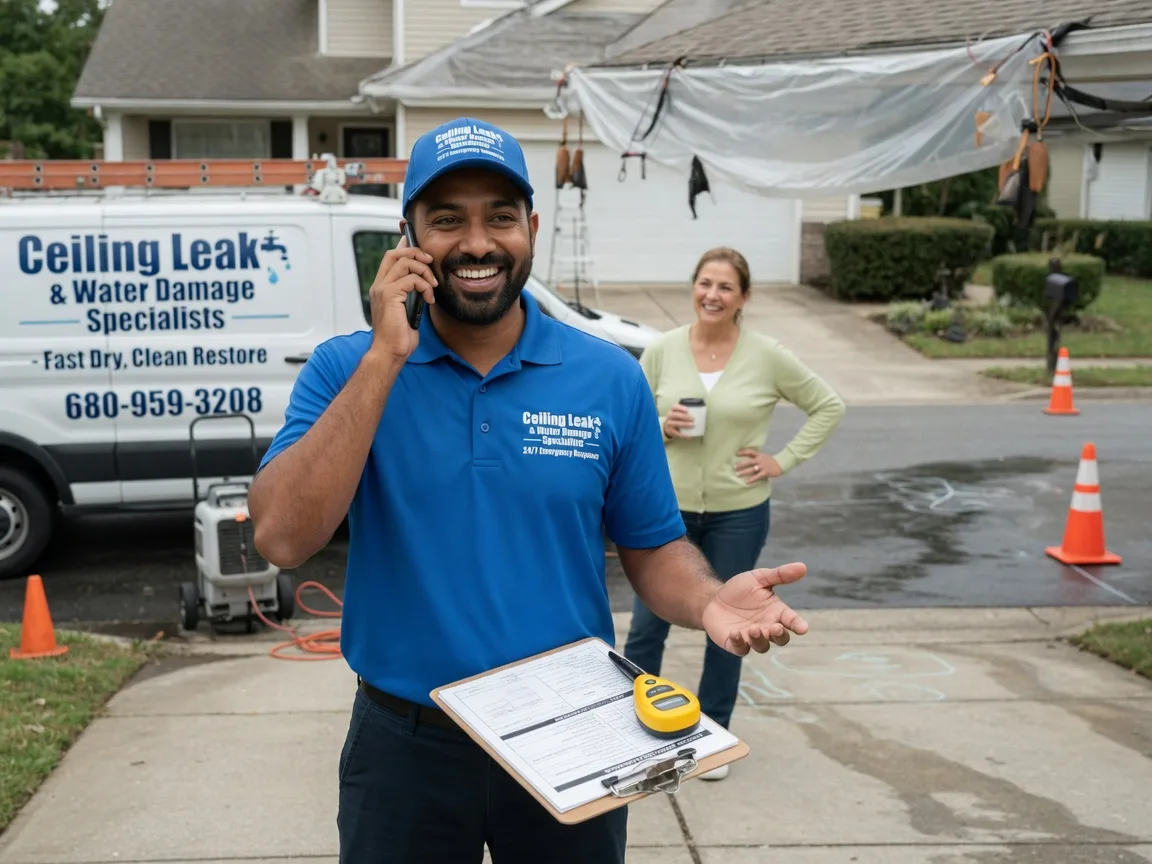 Ceiling Leak Cleanup Mingo, OH FAQs